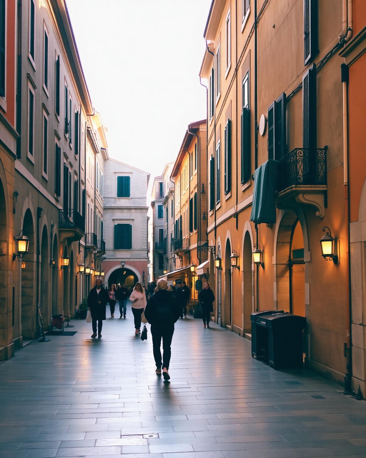 Der Stradun in Dubrovnik im weichen Morgenlicht